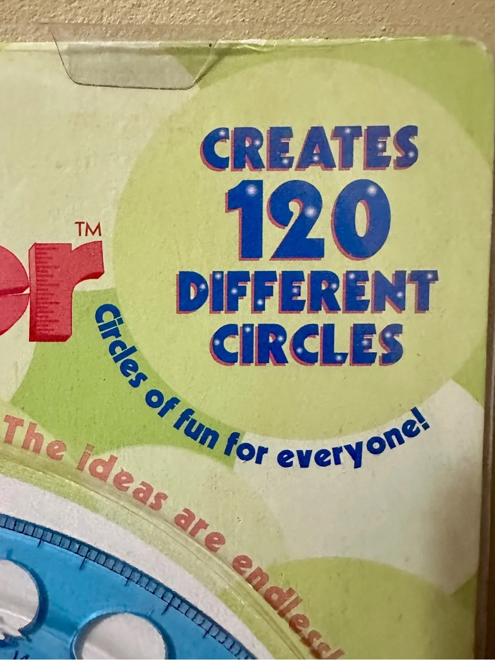 EK Success ORBIS CIRCLE RULER Creates over 120 Different Circles NOS
